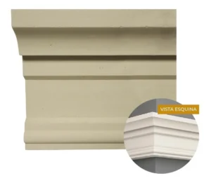 Moldura de Exterior Atenneas Wing Decó 300x145 mm Arena