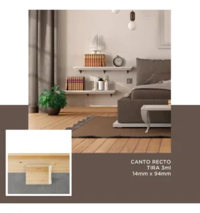 Zócalo de Pino Kflooring Curvo 94 mm Natural - Image 5