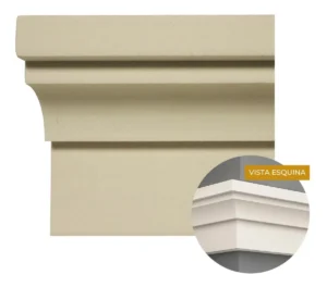 Moldura de Exterior Atenneas Wing Decó 210x135 mm Arena