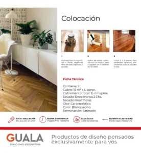 Laca de Base Acuosa Hidrokol Kekol Botella 1 l Satinado - Image 3