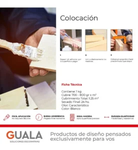 Adhesivo Vinílico para Carpintería Kekol K-1000 Pomo 1 kg - Image 3