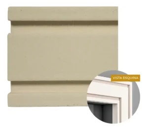 Moldura de Exterior Atenneas Wing Decó 150x40 mm Arena