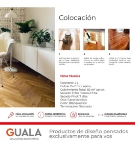 Laca de Base Acuosa Hidrokol Kekol Bidón 4 l Satinado - Image 3