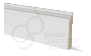 Zócalo Moldurado Atenneas 7.8 cm MDF Prepintado Blanco - Image 2