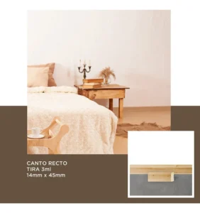 Zócalo de Pino Kflooring Curvo 45 mm Natural - Image 5