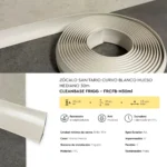 Zócalo Sanitario Curvo Blanco Hueso Mediano CleanBase Frigg 3.5 cm 30m - Image 5