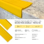 Protector Nariz Escalón Frigg Secure 7.5 cm Perfil de PVC Amarillo 1.2 m - Image 5