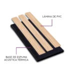 Revestimiento Autoadhesivo Wall Panel Flat Chocolate Cepillado Mate 2.60m - Image 11