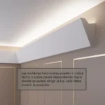 Moldura Funcional LED 121x58 mm EPS Blanco Tira 2 m - Image 3