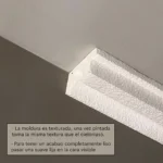Moldura Contemporánea 15x75 mm EPS Blanco Tira 2 m - Image 2