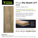 Piso Vinílico Kflooring Roble GluQuant  2.3 mm LVT Tránsito Comercial Pegable 4.51m² - Image 4