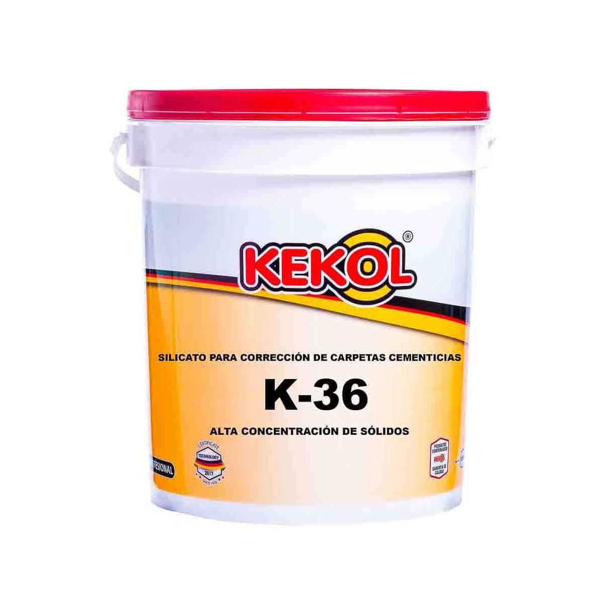 K36-4-01.jpg Silicato para Corrección de Carpetas Kekol Balde 4 l - Image 1