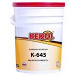 Adhesivo Acuoso para Piso Vinílico Adhekol Kekol Balde 10 kg