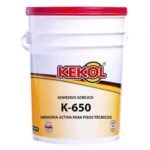 Adhesivo K650 con Memoria para Piso Técnico Adhekol Kekol Balde 20 kg