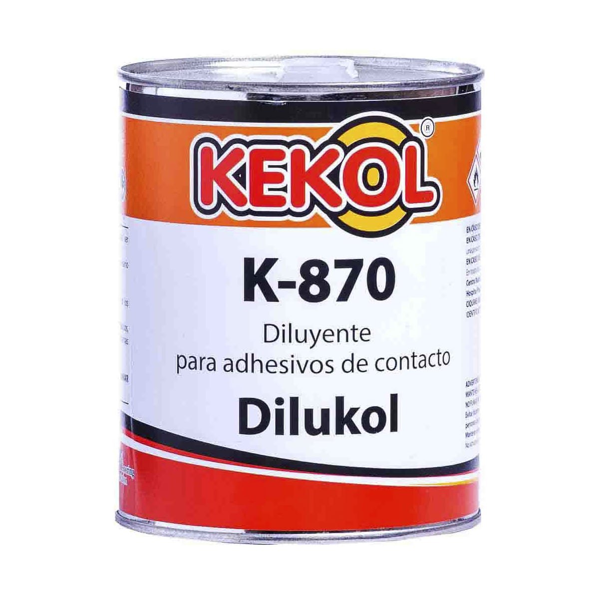 K870-01.jpg Diluyente para Adhesivos Dilukol Kekol Lata 1 l - Image 1