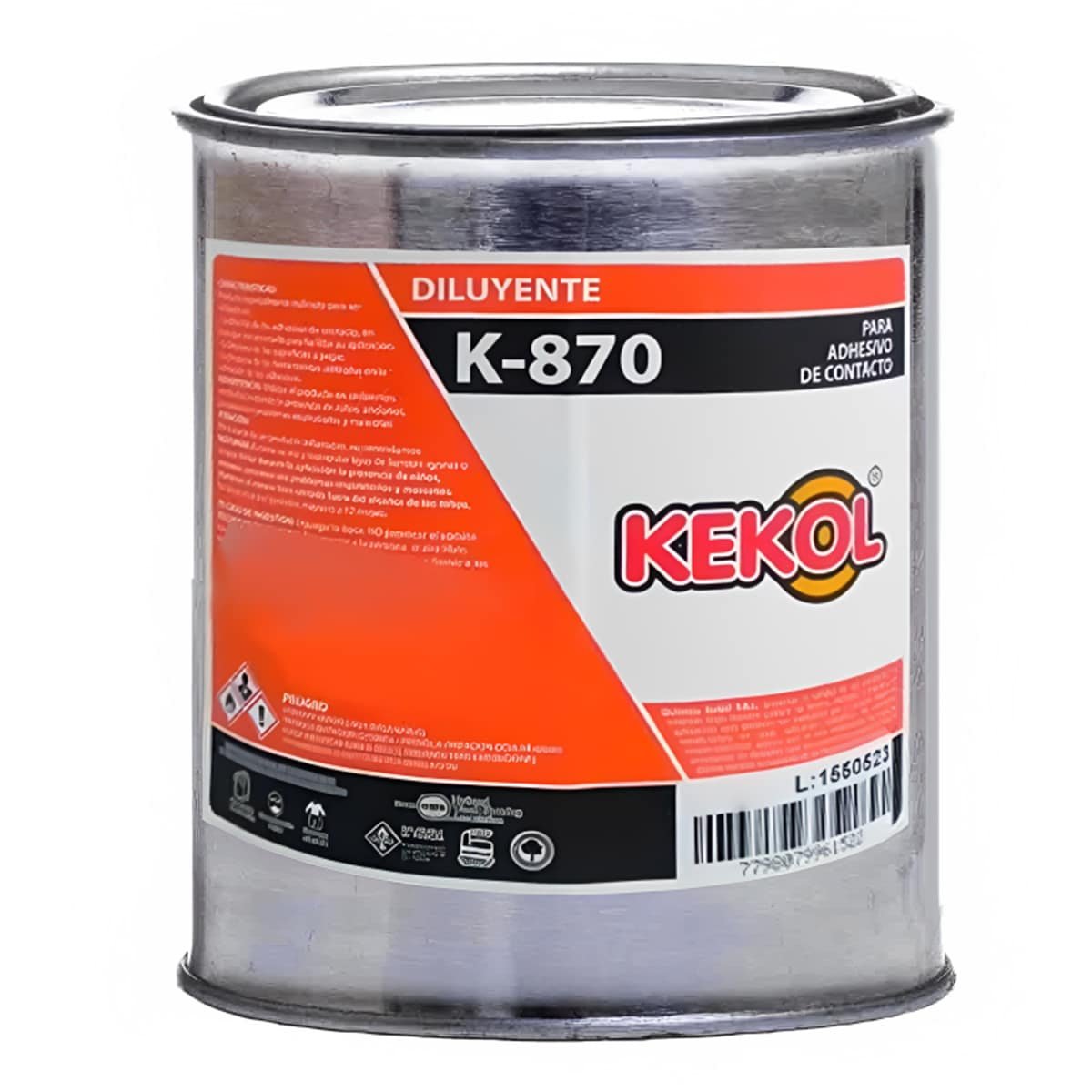 K870-4-01.jpg Diluyente para Adhesivos Dilukol Kekol Lata 4 l - Image 1