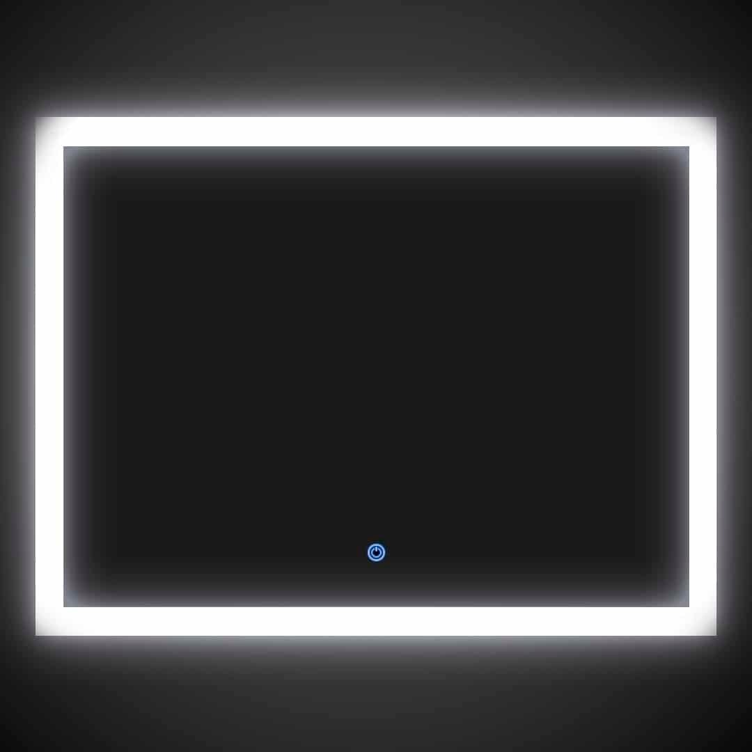 Presentación de PowerPoint Espejo LED Rectangular Luz Fría 80x60 cm - Image 1