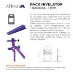 Kit de Nivelación Nivelatop Atrim Pinza, Cuña y Clip 1mm - Image 8