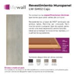 Revestimiento Muropanel Lifewall Nude MDF Cajú - Image 2