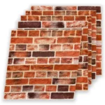 Placa 3D Autoadhesiva Classical Brick Urban Revestimiento Lifewall 70x70 cm Pack x10