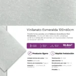 Caja Vinilanato Decorativo Autoadhesivo 60x120 Mármol Esmeralda 10.8 m² - Image 5