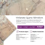 Vinilanato Decorativo Autoadhesivo 60x120 Placa de Quartz - Image 5