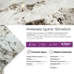 Vinilanato Decorativo Autoadhesivo 60x120 Placa de Grava - Image 5