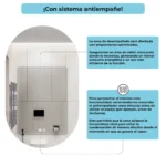 Espejo LED Rectangular Duna Vertical MirrorOn 60x80 cm Luz Cálida - Image 8