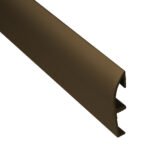 Zócalo Decorativo 50 mm Aluminio Anodizado Bronce Tira 2 m