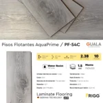 Piso Flotante Frigg AquaPrime Gris 9.5 mm HDF Simil Madera Alto Tránsito 2.38 m² Caja - Image 4