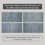Piedra Flexible Natural 61x122 cm Fuego Piedrafina Pack x10 - Image 2