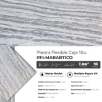 Piedra Flexible Mármol 61x122 cm Ártico Piedrafina Pack x10 - Image 3