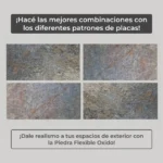Piedra Flexible Natural 61x122 cm Óxido Piedrafina Pack x10 - Image 2