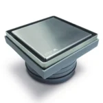 Desagüe para Pileta de Patio Atrim 2 en 1 Acero Inoxidable Mate