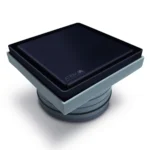 Desagüe para Pileta de Patio Atrim 2 en 1 Acero Inoxidable Negro Mate