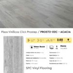 Piso Vinílico Click Frigg Prostep Acacia 5.5 mm SPC Virgen Tránsito Comercial Alto 2.02m² - Image 5