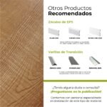 Piso Vinílico Kflooring ProStep 5.3 mm con manta SPC Tránsito Comercial Click - Image 7