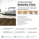 Piso Vinílico Kflooring AquaS  Roble Oscuro 4.5 mm SPC Tránsito Comercial Intenso Click 2,63 m² - Image 6