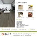 Piso Vinílico Kflooring Yogui Dry Back 2 mm LVT Tránsito Residencial Pegable 5.42m² - Image 4