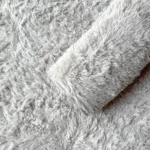 Alfombra Nórdica Pelo Largo Frigg Antideslizante Gris Visón 100x150 cm - Image 2