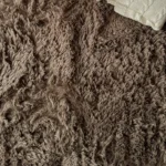 Alfombra Nórdica Pelo Largo Frigg Antideslizante Marrón 150x200 cm - Image 3