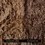 Alfombra Nórdica Pelo Largo Frigg Antideslizante Marrón 150x200 cm - Image 4