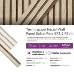 Terminación Inicial Wall Panel Dubai Pine EPS Mate 2.75 m - Image 3
