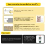 Piso Vinílico Pegable Glubase Listón Granit 1.5 mm LVT Tránsito Comercial Frigg 5.04m² - Image 8