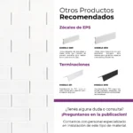 Placa 3D Autoadhesiva Triángulo Blanco Revestimiento Lifewall 70x70 cm Pack x10 - Image 7