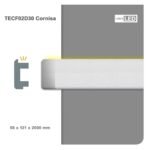 Moldura Funcional LED 121x58 mm EPS Blanco Tira 2 m - Image 8