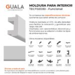 Moldura Funcional LED 121x58 mm EPS Blanco Tira 2 m - Image 5