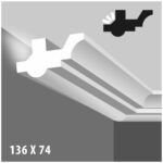 Moldura Funcional LED 74x136 mm EPS Blanco Tira 2 m - Image 4