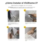 Piso Vinílico Autoadhesivo Apto Pared en Baldosas Azulejos Vinilhome 2 Amaité 1.5 mm SXP PVC Tránsito Residencial Frigg 0.45m² - Image 7