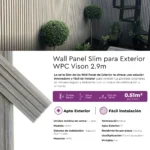 Revestimientos Wall Panel WPC Slim 2.9m Visón Mate Coextrusado - Image 5